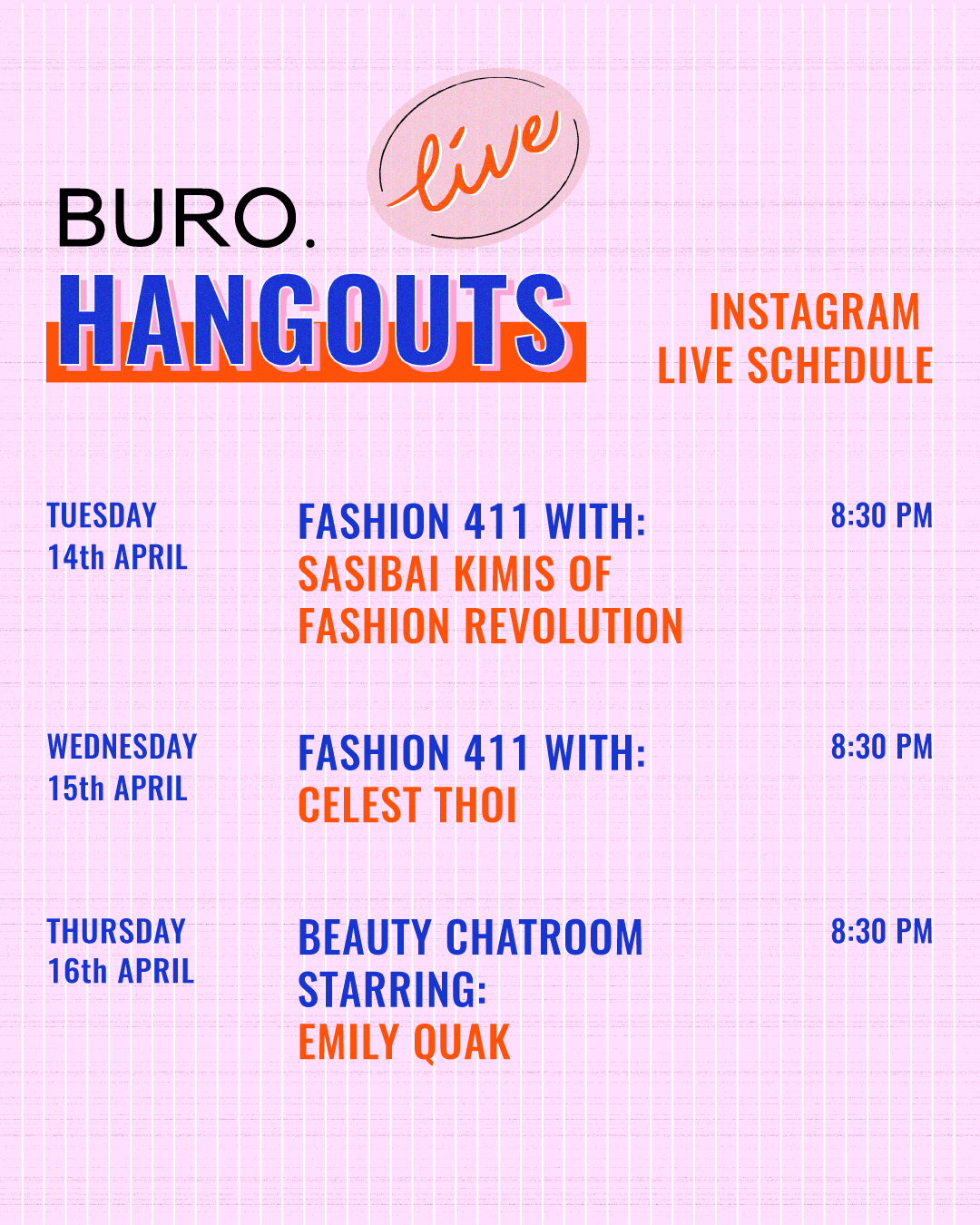 BURO. Hangouts: Live—featuring cool conversations, creative challenges and cool characters (фото 6)