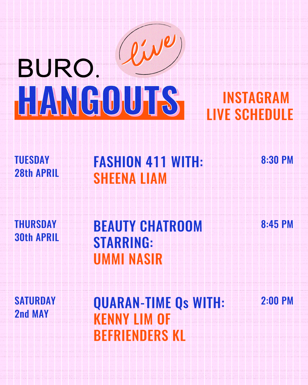 BURO. Hangouts: Live—featuring cool conversations, creative challenges and cool characters (фото 4)
