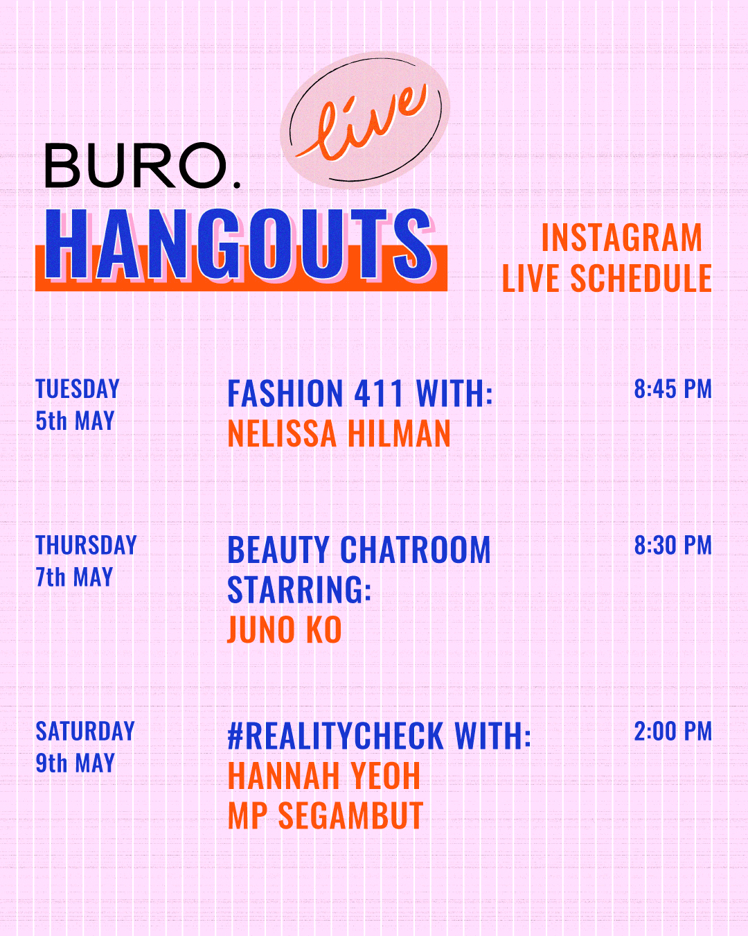 BURO. Hangouts: Live—featuring cool conversations, creative challenges and cool characters (фото 3)