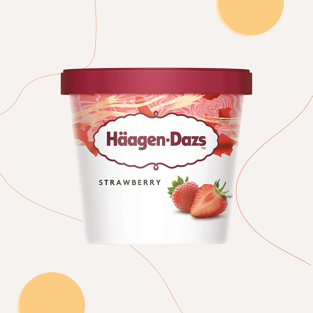 Haagen-Dazs Mini Strawberry Ice Cream