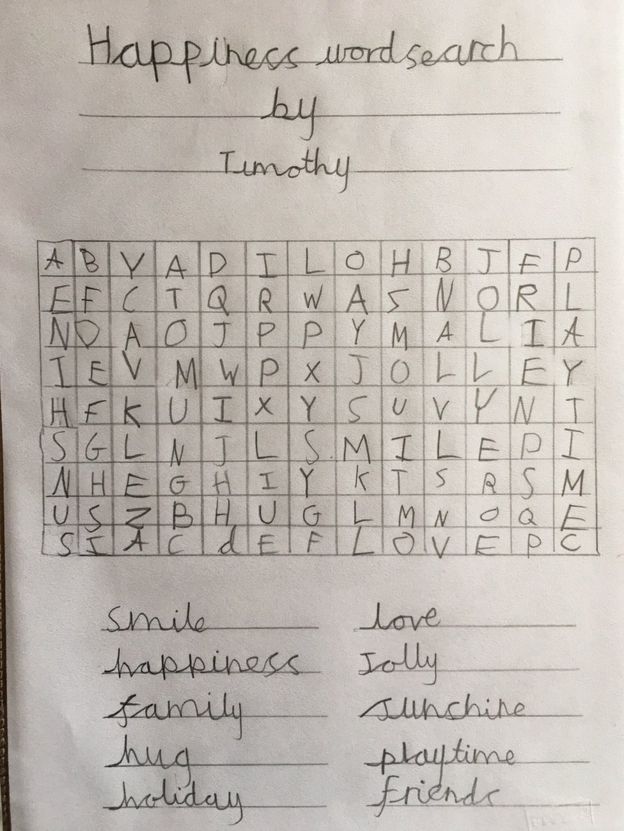 Timothy Madders word search for Queen