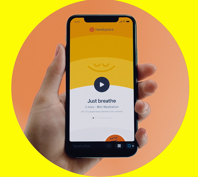 Snapchat Mini Headspace Meditation Launch