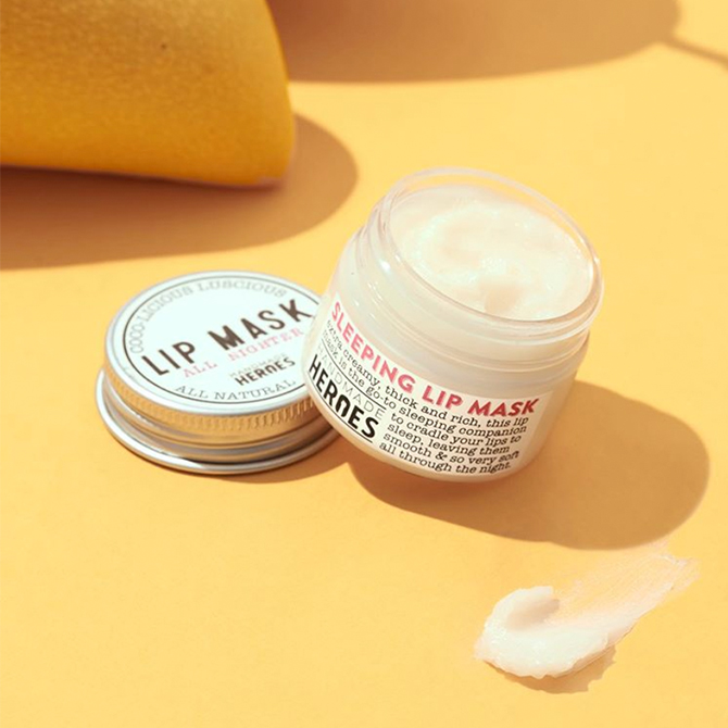 It doesn't get cleaner than this—Handmade Heroes' latest lip mask...