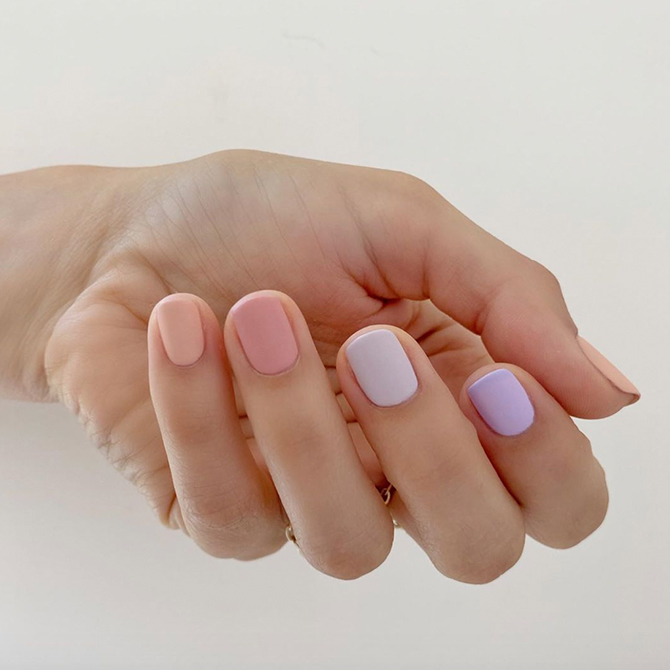 Pastel nail art trend
