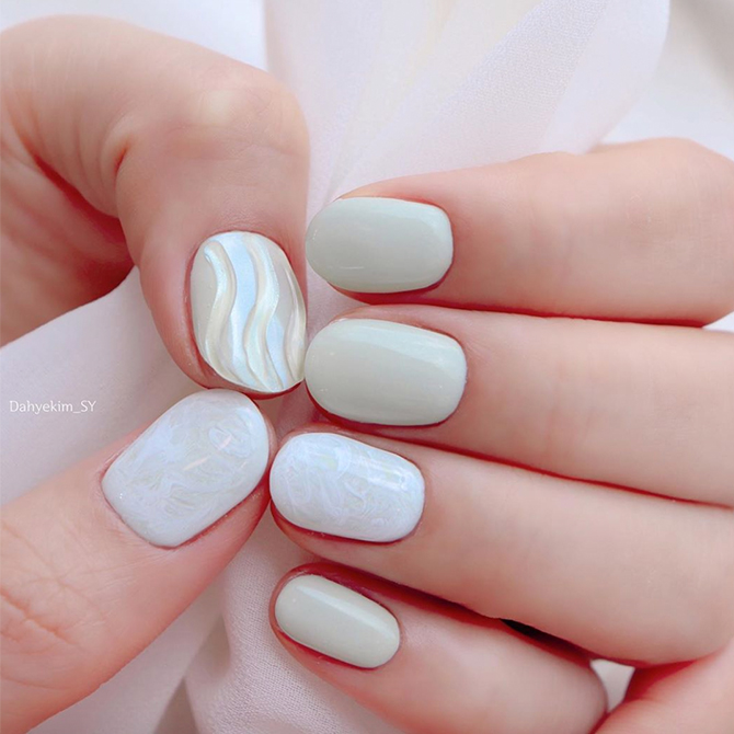Pastel nail art trend