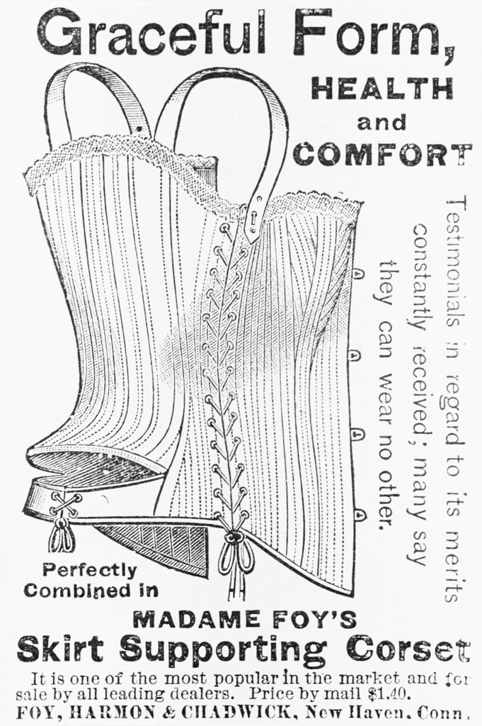 skirt supporting corset