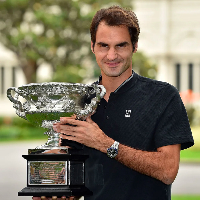 Roger Federer Rolex 2017