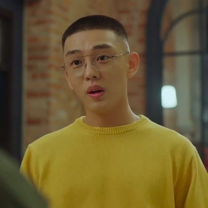 Korean men's hair trends yoo ah in