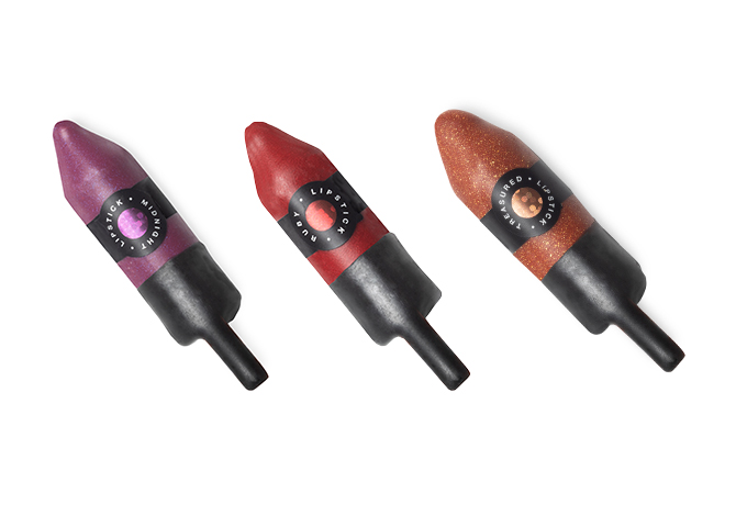 Lush Christmas 2020 lipsticks