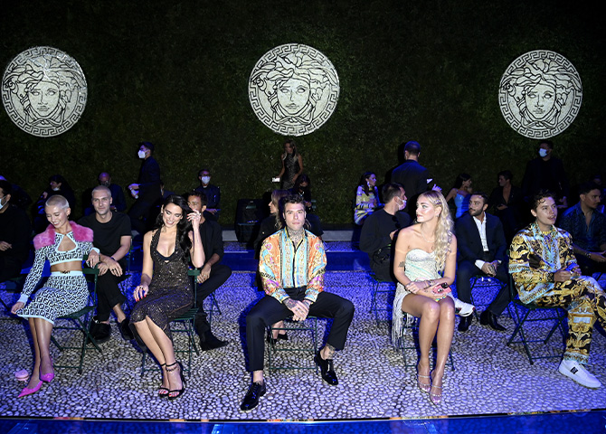 Versace + Fendi Collaboration at Milan Fashion Week Spring 2022 – Footwear  News