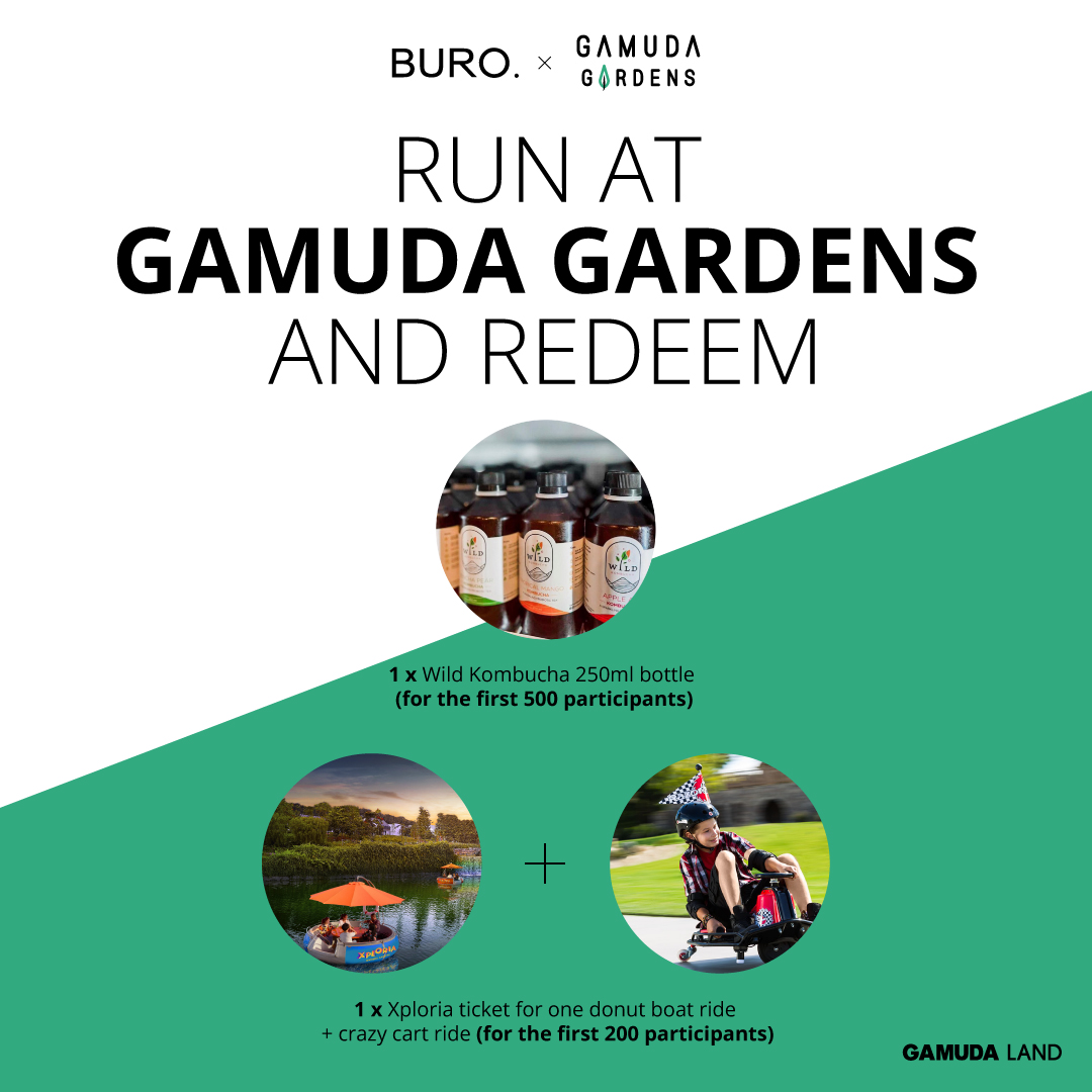 4 Ways to win big prizes during the BURO x Gamuda Gardens Virtual Run 2021 (фото 3)