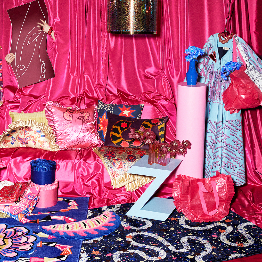 Photos: British designer Zandra Rhodes collaborates with Ikea for a 'Karismatisk' limited-edition collection (фото 2)