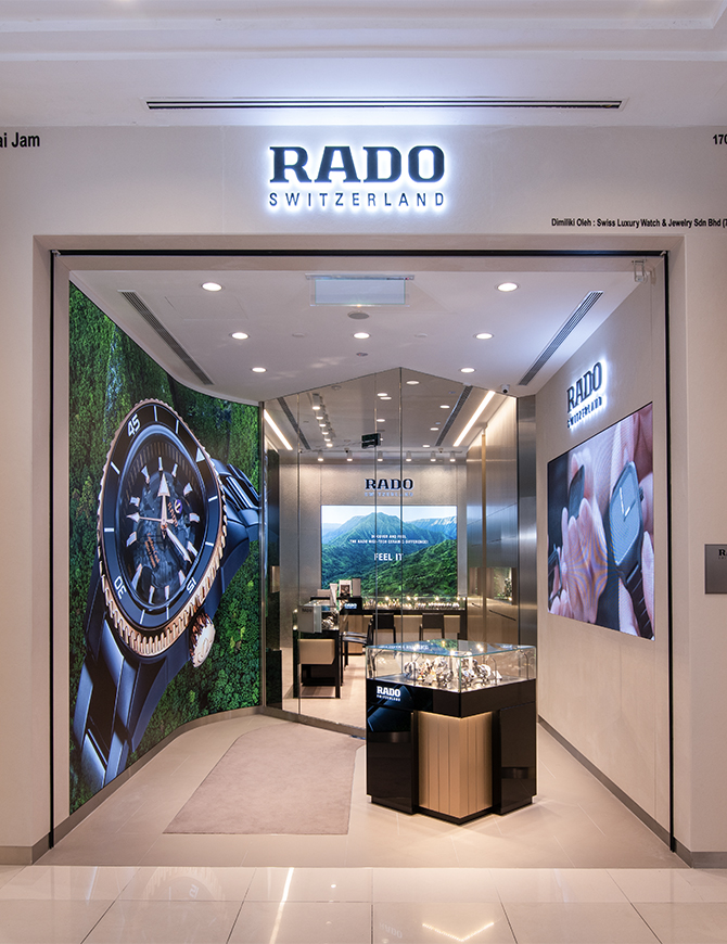 Rado reopens at Penang's Gurney Plaza with a new concept boutique (фото 1)