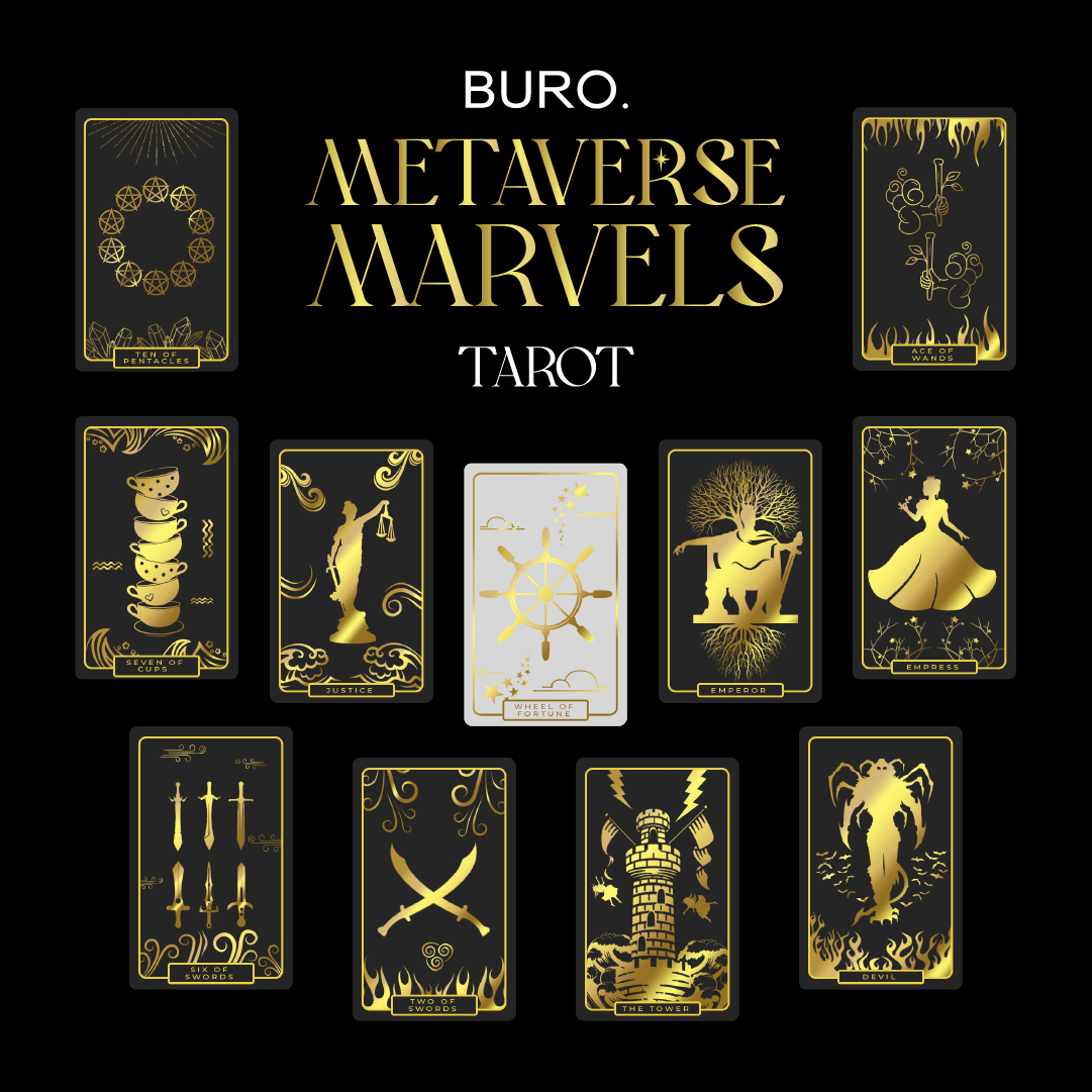 BURO enters the Metaverse with first BURO. Metaverse Marvels Tarot NFT drop (фото 12)