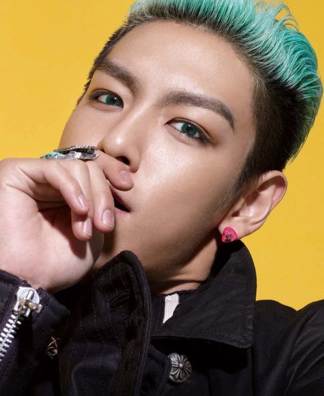 How to rock bold coloured hair, according to your favourite K-pop men (фото 2)