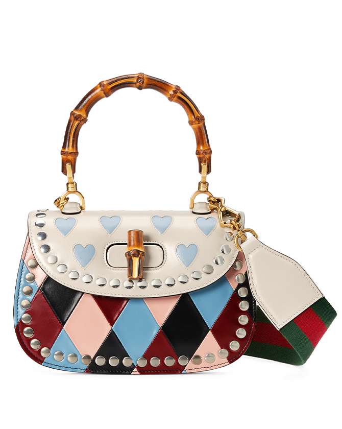 Gucci Lovelight Bamboo 1947 small top handle bag