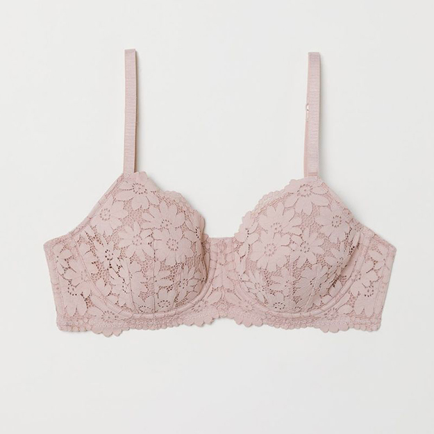 'Close to My Heart' lace bra, H&M