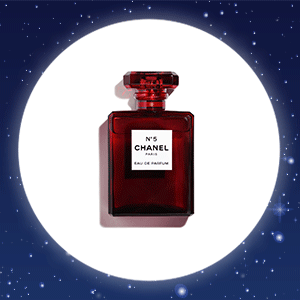 The iconic Chanel N°5 goes red