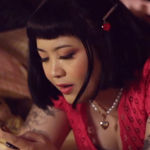 Now that's commitment: East Malaysian singer Mayabayu gets inked while performing 'Hot Girl Summer.' Now that's commitment: East Malaysian singer Mayabayu gets inked while performing 'Hot Girl Summer.'