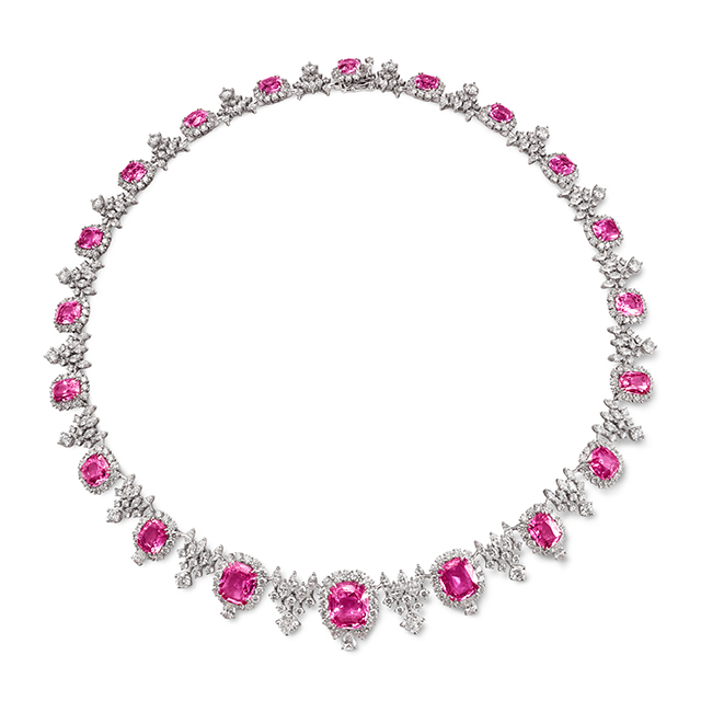 'Pink Aurora' necklace