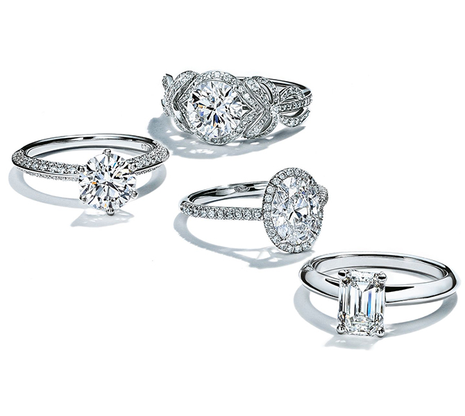 Tiffany & Co.'s diamond ring collection