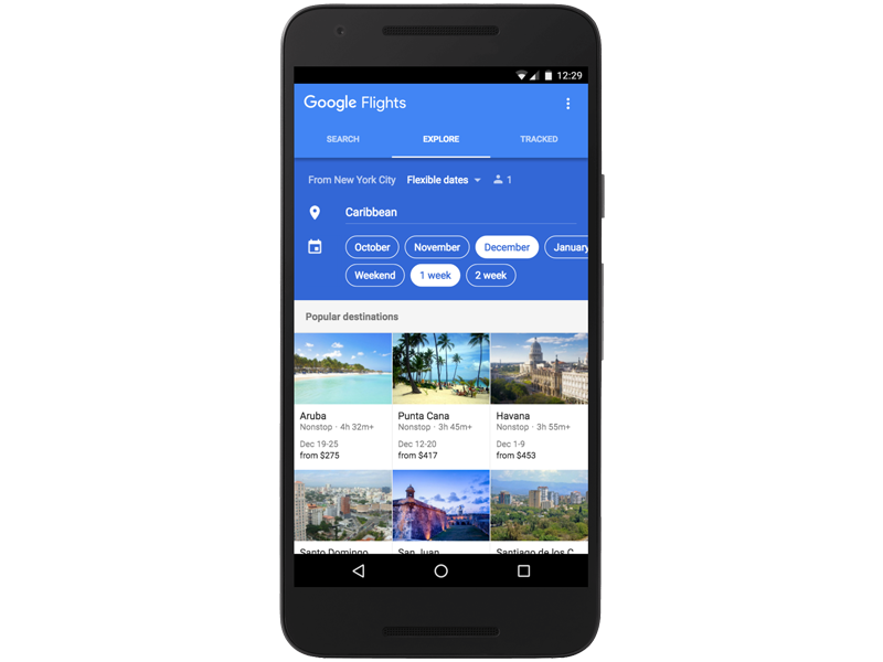 Google flights cheaper tickets update - explore