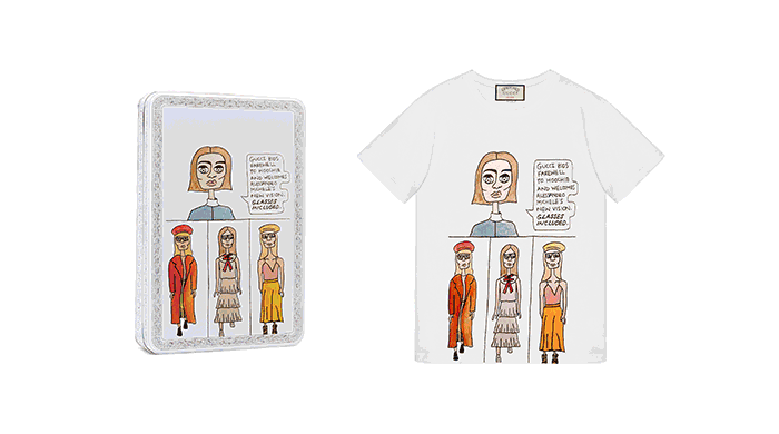 A limited edition Gucci x Angelica Hicks tee is your summer must-have A limited edition Gucci x Angelica Hicks tee is your summer must-have