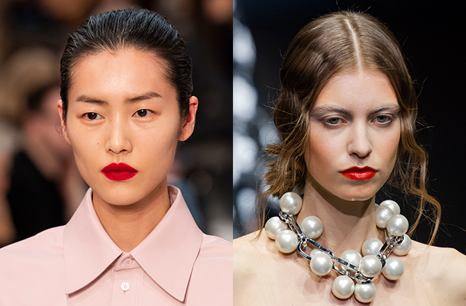 A breakdown of the best beauty trends from Milan Fashion Week AW19 (фото 2)