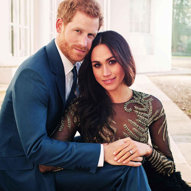 Prince Harry and Meghan Markle official engagement portrait