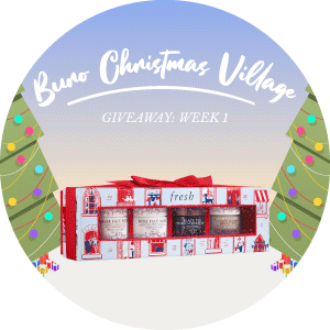 Buro Christmas Village Giveaway – Week 1 (the best beauty gifts EVER)
