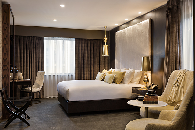 An elegantly-appointed Luxury Room