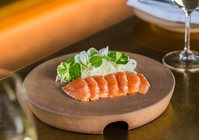 bennelong sydney - cured cultured menu - mt cook salmon