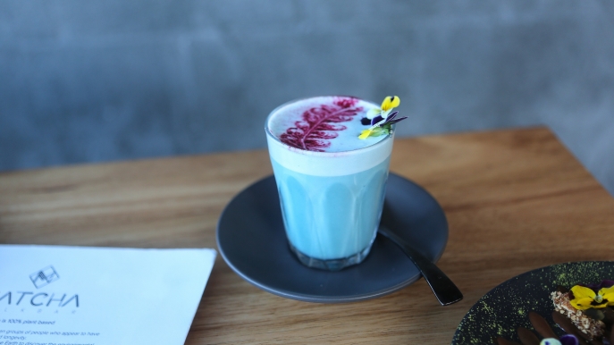 blue algae latte matcha mylkbar melbourne