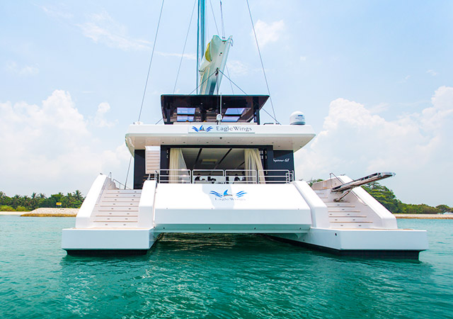 eagle wings singapore yacht