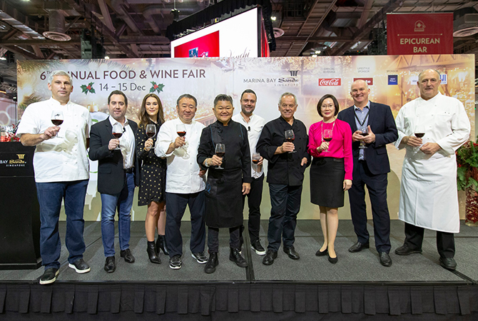 Epicurean Market opening ceremony with celebrity chefs