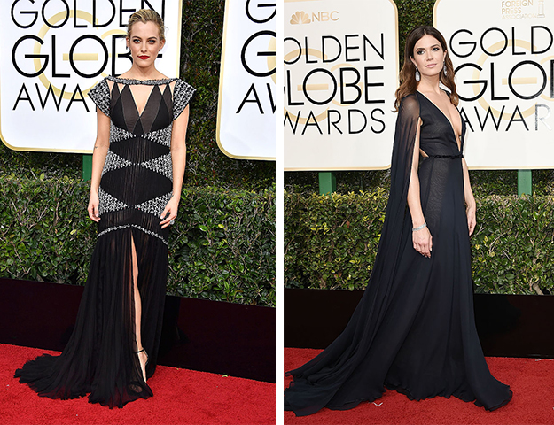 Time's Up: Behind the seams of the black dresses taking over the Golden Globes this year (фото 2)