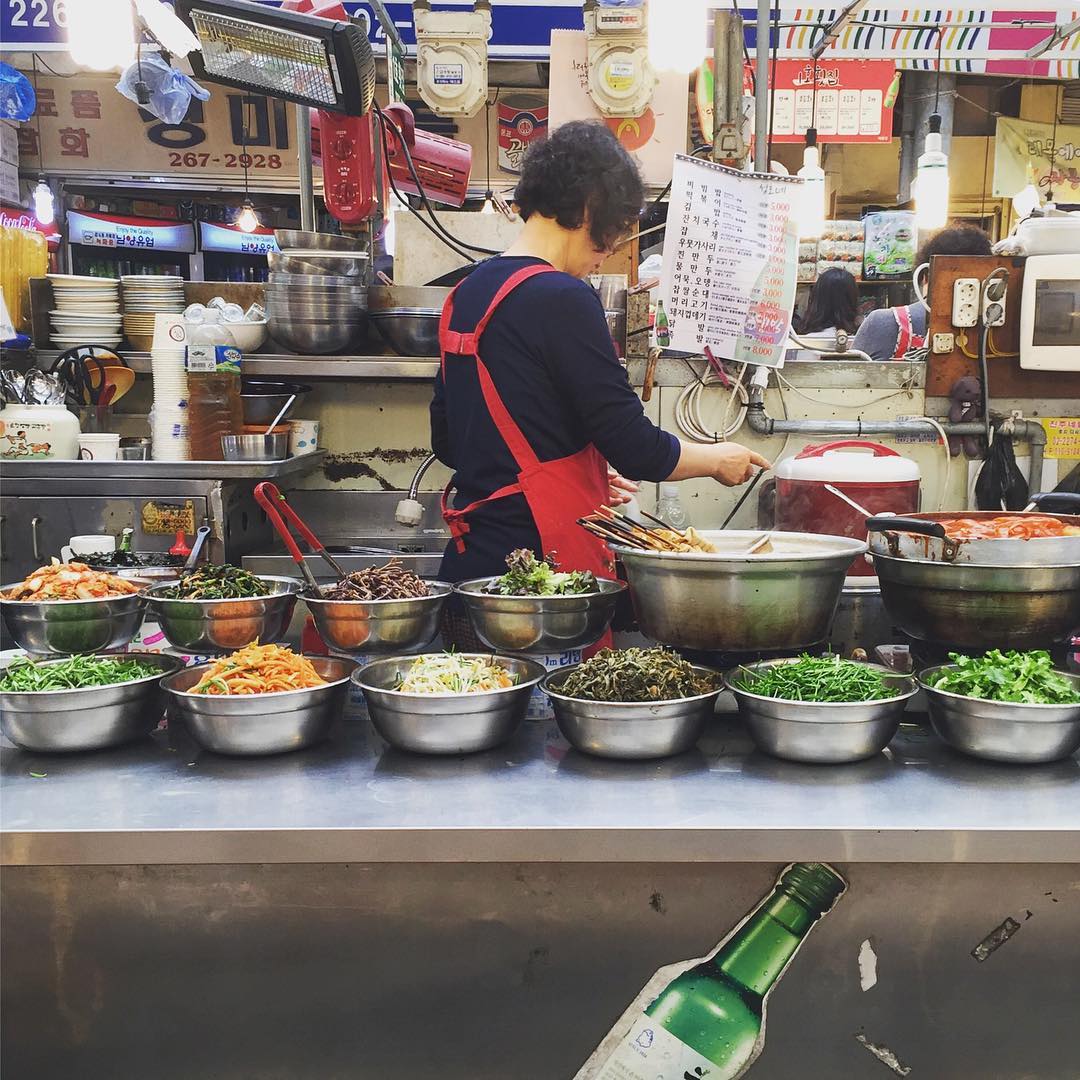 gwangjang market street food seoul