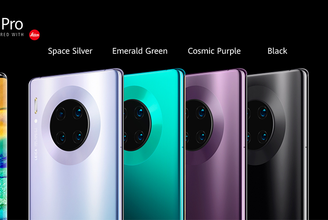 Huawei Mate 30 colours