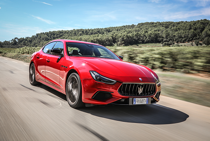 Maserati Ghibli S in Red