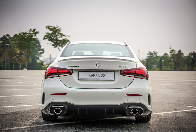 Mercedes AMG A 35 4MATIC Sedan back view