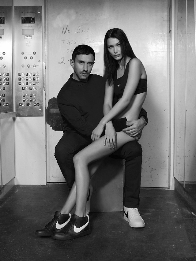 Provocative photo with Bella Hadid reveals new NikeLab x Riccardo Tisci kicks (фото 1)