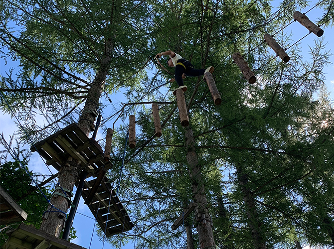 Tree Trekking at Pure Activity Centre