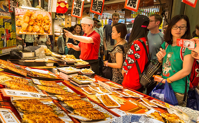 nishiki market kyoto food