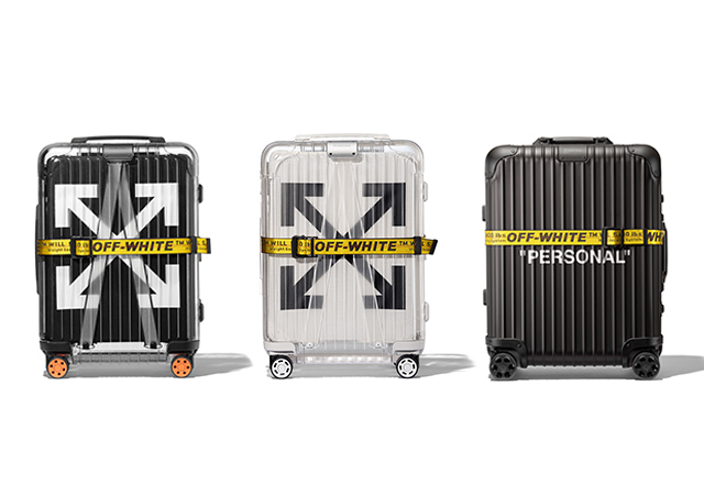 off-white x rimowa transparent luggage