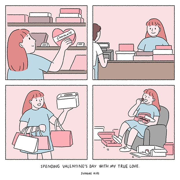 Which of these (cute) Valentine illustrations do you relate to? (фото 4)