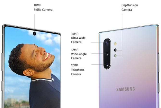 Samsung Note 10+ cameras