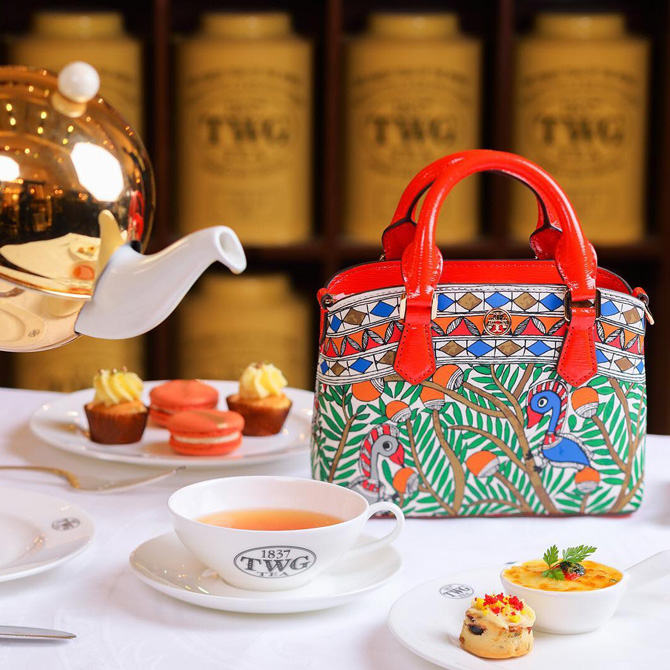 The limited edition Tory Burch x TWG Tea Grand High Tea Set is here
