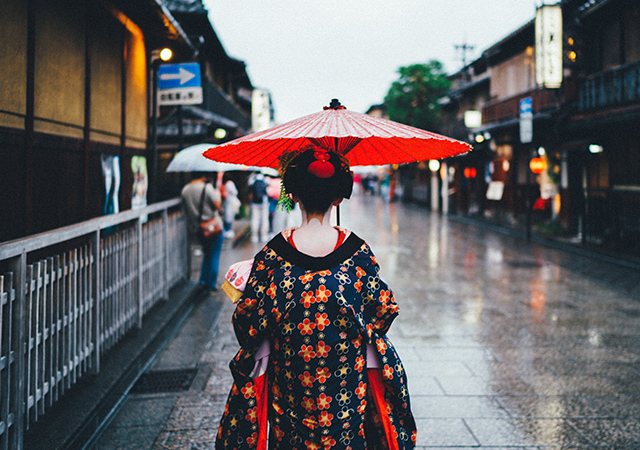 maiko and geisha in kyoto