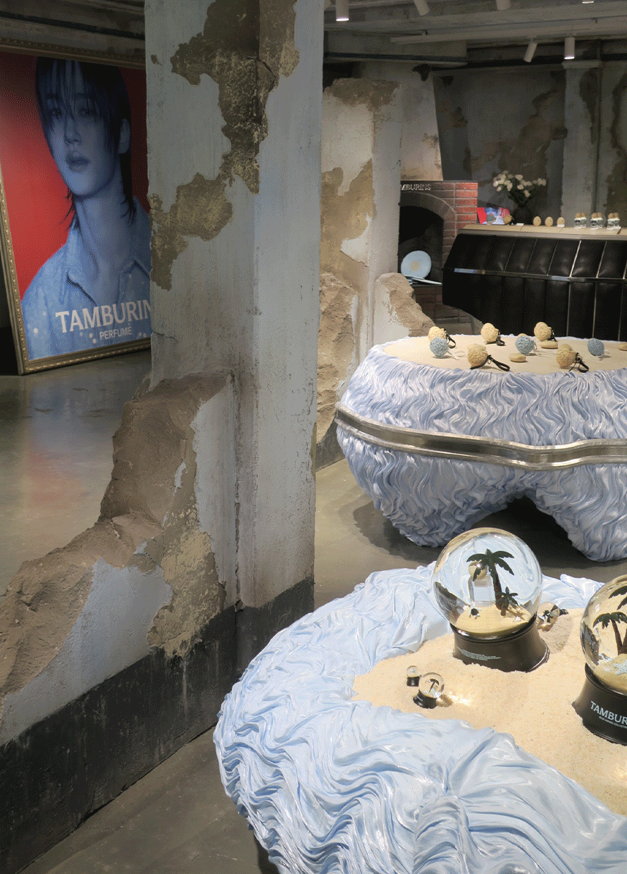 Sun, Sea and Blue Hinoki: Art, Music, and Fragrance Collide at Tamburins’ Latest Pop-Up in Seoul