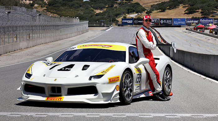 Michael Fassbender made his racing debut in the 2017 Ferrari Challenge